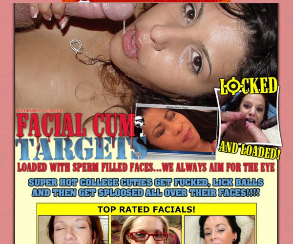 Retro Bukkake: Facial Cum Targets